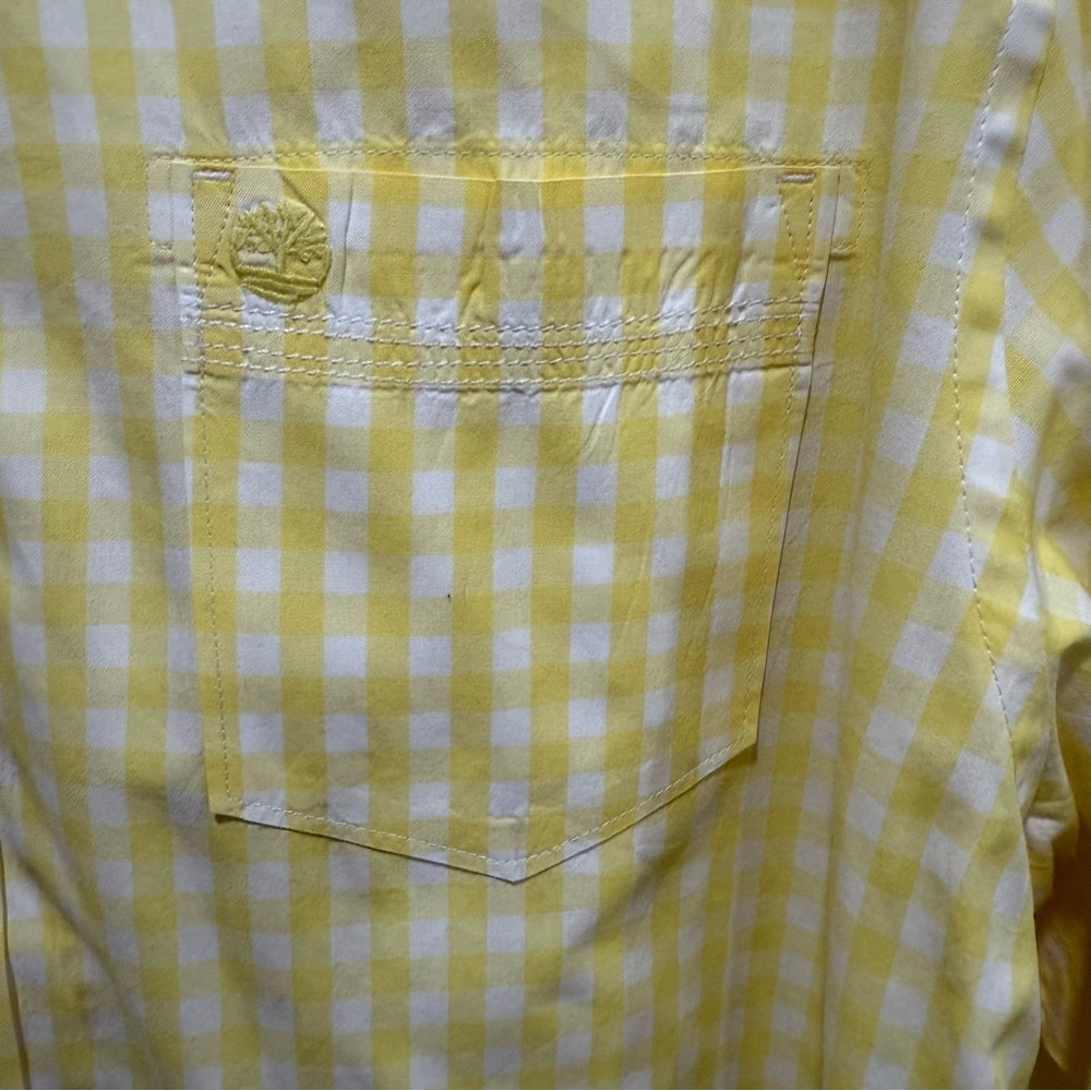Timberland Gingham Button Down Shirt L Preppy Casual Smart Classic Ivy League - Picture 6 of 14
